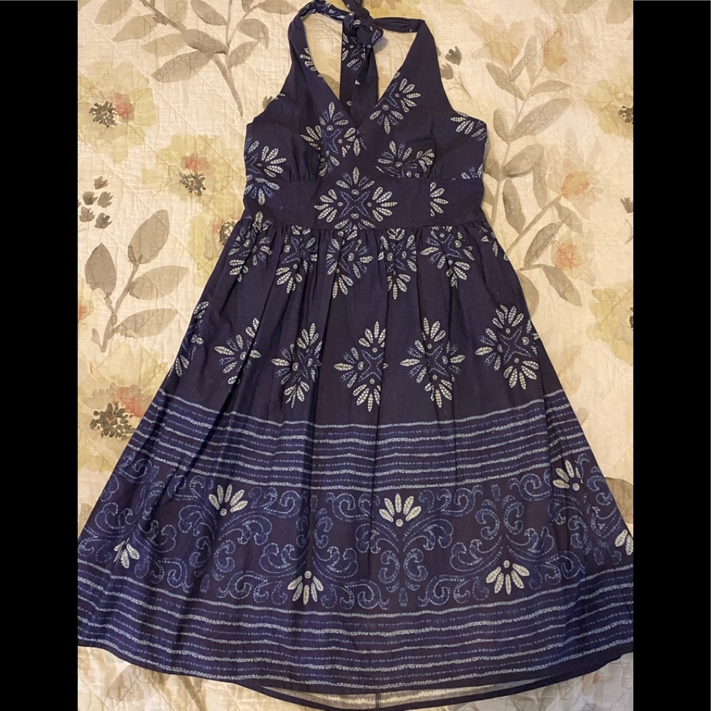 ModCloth Printed halter dress